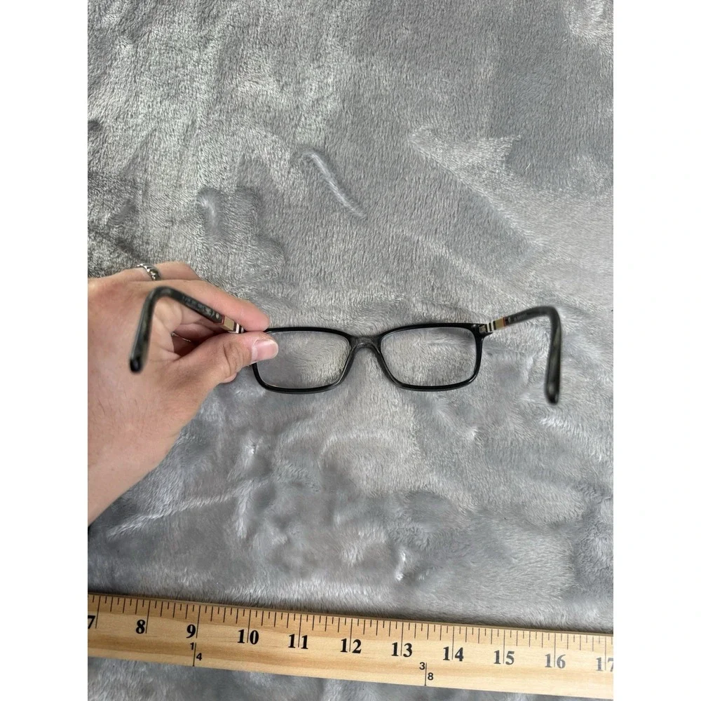 Burberry Plaid Glasses W/ Black Spell Out Case 2199 3001 53017 145 Frames Only